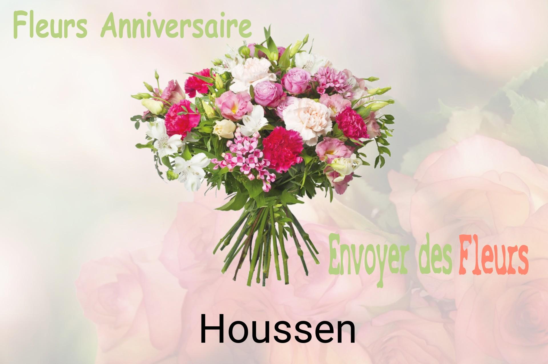 Bouquet de fleurs d’anniversaire livré à Houssen